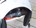 The adjustment wheel is easily accessible