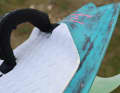 The rear pad offers more support via a small spoiler