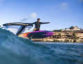The stretched shape combines influences from the downwind and wing areas