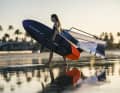 The shape of the underwater hull is designed to enable fast take-off and effective pumping