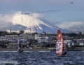 Always a spectacular sight: Fujijama as the backdrop for the Slalom World Cup