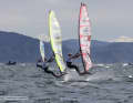 The Italian left defending champion Maciek Rutkowski and others in his wake
