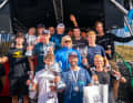 Die neuen Deutschen Meister in der Welle, Fin- und Foil-Slalom