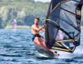 The trapeze is designed to combine the advantages of hip and seat trapezes