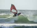 Leon Jamaer finished fifth with new sails