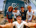 Team Germany on a class trip to the Caribbean.