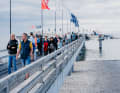 Die Seebrücke in Heiligenhafen bietet für Zuschauer optimale Sicht
