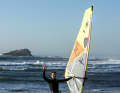 Camille Juban said of the mega-waves that arrived on the beach in Matanzas: "We couldn't have wished for more!"