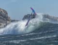 Der Riesen-360er von Morgan Noireaux beim World Cup in Chile aus der Wasser-Perspektive