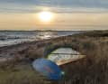 Am Campingplatz Møn kann man direkt aufs Wasser gehen