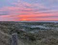 From some of the spots on Flyvesandet you can watch marvellous sunsets over the small island of Æbelø