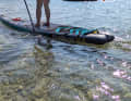 The motor provides support either with constant power (cruise mode) or in a clocked manner only in the pulling phase (paddle mode).