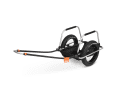 The Reacha Sport Beach with its long drawbar can transport surf or SUP boards up to a length of 4.50 metres. With its wide tyres, it should roll particularly well over sand.