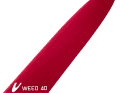 Maui Ultra Fins Weed G-10 in classic MUF red