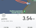 Windsurfing freeride session
