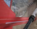 The diagonal batten - as here on Severne - is now reinforced on all sails to prevent chafing on the boom.