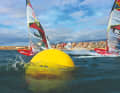 Matteo Iachino and Marco Lang battle it out at the buoy like in a real race - no rules!