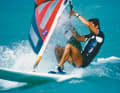 Karlheinz Stickl in the 70s. He founded one of the first surf schools on Lake Garda