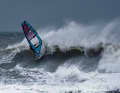 Leon Jamaer conquers a brute North Sea wave in Denmark.