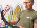 Jan Maixner produces handmade carbon forks at X-Booms in the Czech Republic - and recently also harnesses.