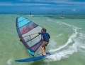 Fancy a casual duck jibe? No problem with the freeride sail for tester Tobi!