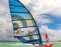 2-cam sails, here the NeilPryde V8, are ideal for freeride and freerace boards and some are even suitable for race slalom boards.