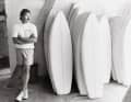Rusty Preisendorfer with his blanks.