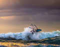 Spot guide author Kristoffer Living knows how to deal with the waves in Skälderviken, even when he gets really shaken up.