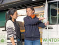 During the briefing, all the functions of the vehicle are shown both inside and out.