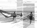 On 27 April 1994, everything looked like normal training for the border guards - but this time Alex and his friends did not return to the beach.