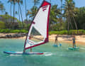Windsurfing in light winds, paddling in calm conditions - WindSUPs guarantee plenty of water time.