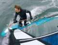 The characteristics of the X-Cross are ideal for single fin boards - and for anyone looking for a sporty, fast manoeuvring sail for heating and jibing.