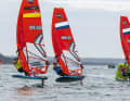 Germany versus the Netherlands - a sporting classic: Sebastian Kördel prevails in the final against Luuc Opzeelnd and Huig Jan Tak.