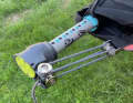 Once looped or triple-threaded, regardless of whether the pulley block is horizontal (in the photo) or rotated by 90 degrees (next photo) - the Uni.XT is always compatible, regardless of which sail brand you use it with.