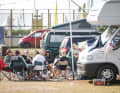 ...as well as larger motorhomes and families who like it a little quieter.