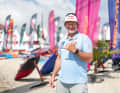 Björn Dunkerbeck kam mit seinem Film "Born To Windsurf" zum Surf-Festival nach Fehmarn.