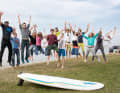 In 2025, you can once again train to become an instructor for windsurfing and wingfoiling at Lake Neusiedl