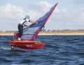 Does the German-Italian Malte Reuscher have a home advantage on Lake Garda?