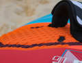 Tabou has particularly thick pads with nicely bevelled edges (in case big feet end up on them) on both boards.