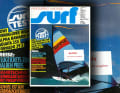 Betty Birrell, die im Heft als "beste Brandungssurferin der Welt" vorgestellt wird, ist auf einem Bild von John Speer auf dem Titel zu sehen