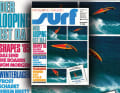 Die Sequenz eines der ersten Loopings schafft es aufs surf-Cover. Peter Boyd sprang, Steve Wilkings hielt den historischen Moment mit der "Motorkamera" fest - was auch immer das war.