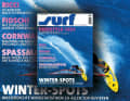 Kevin Pritchard celebrates a stylish bottom turn on the cover of surf 10/2000, photographed by Jerome Houyvet