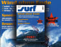 Mittendrin in einem fetten Atlantik-Swell: Stephane Etienne bei einem Big Day auf Fuerteventura ziert den surf-Titel im Juni 2004, fotografiert von Gilles Calvet.