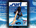 Ein "Duett auf dem Brett" ziert das surf Cover im Juli 2001, fotografiert von Jerome Houyvet.
