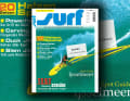 Scott Carvill setzt auf dem Cover von surf 6(1996 zur Race Jibe an - passend zum Halsen Special im Heft