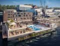 This is what the "Floating Wave" in Hamburg should look like one day.