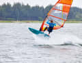The aim in the flight phase is to move from a rather stretched posture on take-off to a compact position. The centre is the key!