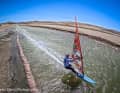 The speed surfers were finally back on the canal at the Lüderitz Speed Challenge at the weekend