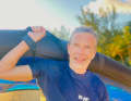 TV presenter and documentary filmmaker Dirk Steffens is a "lousy but enthusiastic" wingfoiler