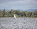 Das Plobsheimer Becken nahe Straßburg ist das Heimat-Revier vieler Windsurfer und Wingfoiler